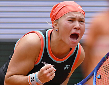 世界1位に大逆転勝ちで四大大会初4強