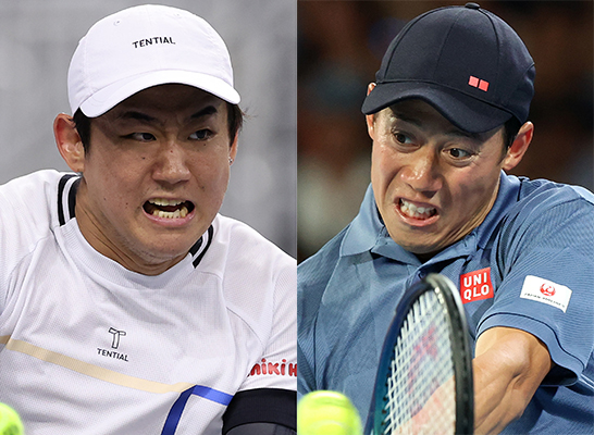 西岡良仁、錦織圭