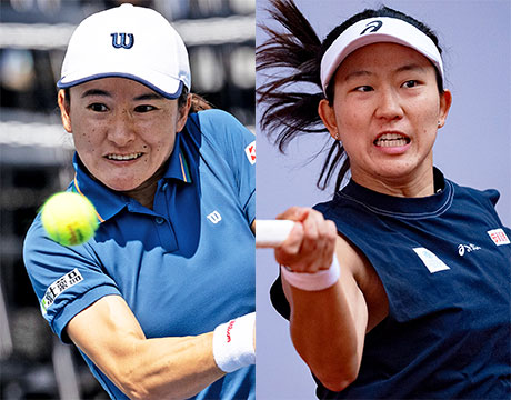青山修子/内島萌夏ペア 2回戦敗退