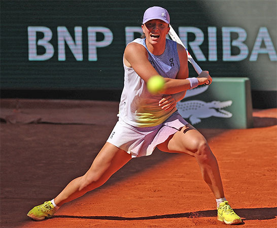 全仏女王 快勝で7年連続16強