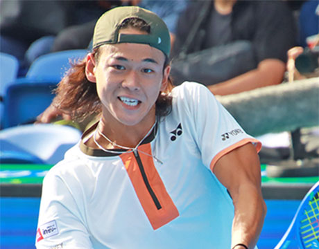 坂本怜 ストレート負けで初戦敗退