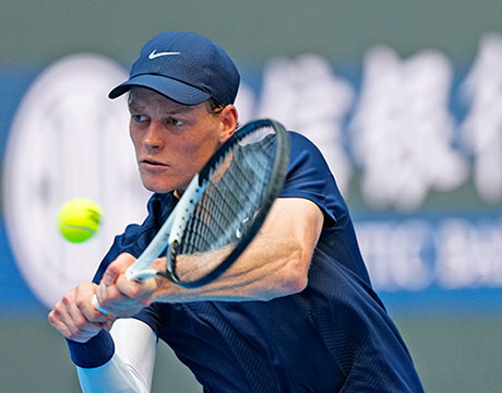 シナー 3年連続の決勝進出