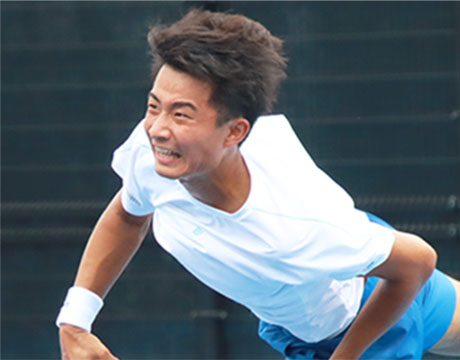 松岡隼 快進撃で初の4強 (C)