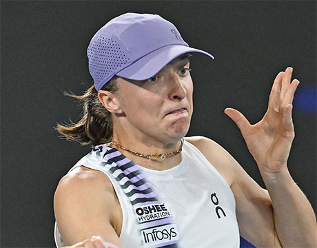 世界2位 シーソーゲーム制し全豪OP16強 (C)