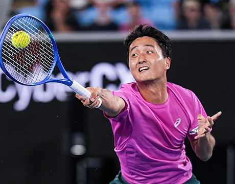 望月慎太郎 今季0勝5敗でデ杯へ