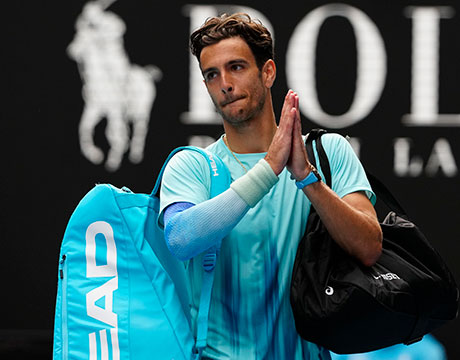 傷心ムセッティ 勝利目前で途中棄権