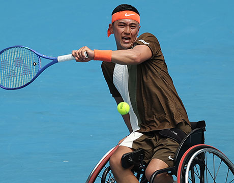 小田凱人 ストレート勝ちで全豪4強