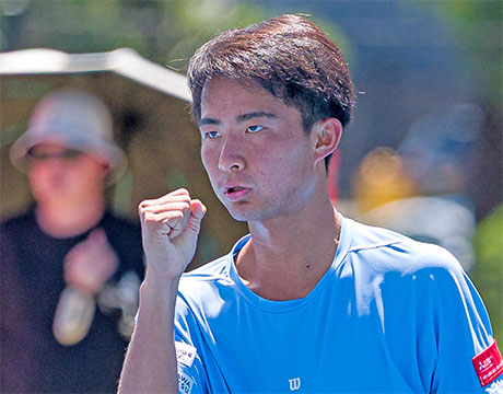 松岡隼 CH大会で今季初の初戦突破