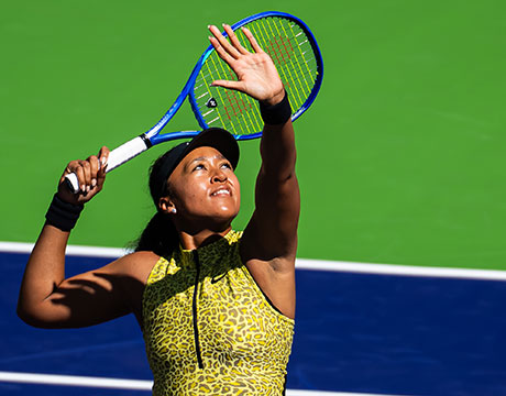 大坂なおみ16強、次戦は世界1位 (C)ゲッティイメージズ