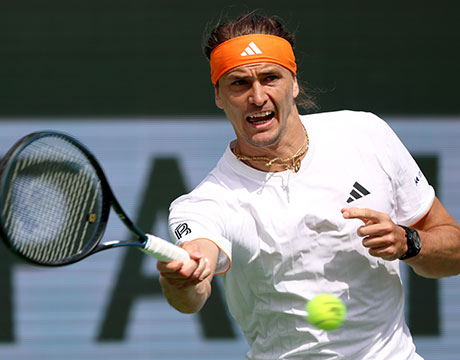 ズベレフ 2時間半超え接戦制し16強 (C)ゲッティイメージズ