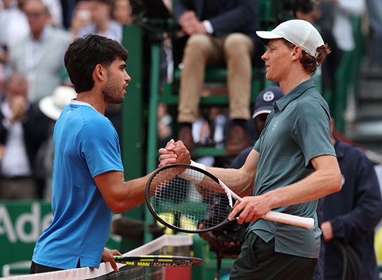 カルロス・アルカラスとヤニック・シナー