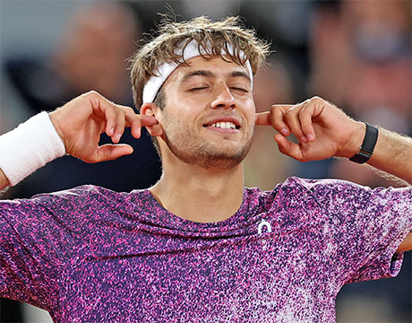 世界6位に逆転勝ちで四大大会初の4強