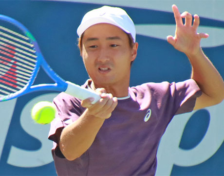 望月慎太郎 4年連続全米OP予選2回戦へ