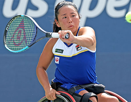上地結衣 日本勢対決制し全米OP初戦突破