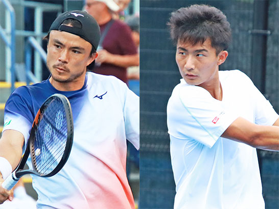 （左から）ダニエル太郎、松岡隼