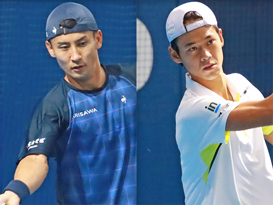 （左から）島袋将、坂本怜