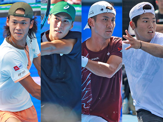 坂本怜、綿貫陽介、島袋将、磯村志