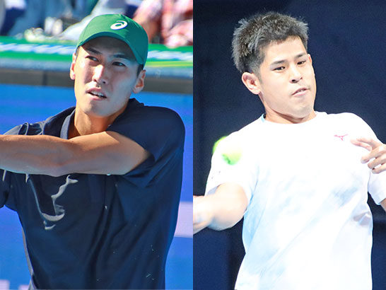 （左から）綿貫陽介、内田海智