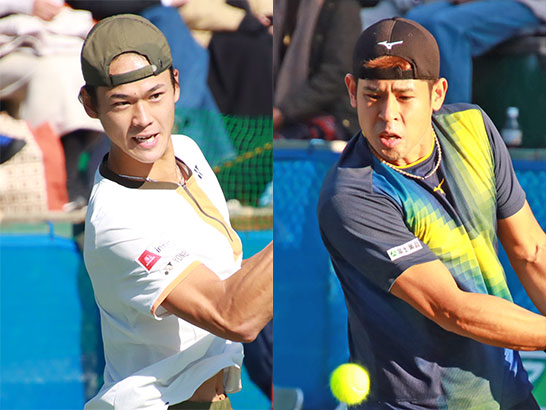 （左から）坂本怜、内田海智