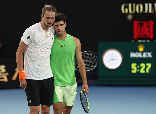 カルロス・アルカラスとアレクサンダー・ズベレフ