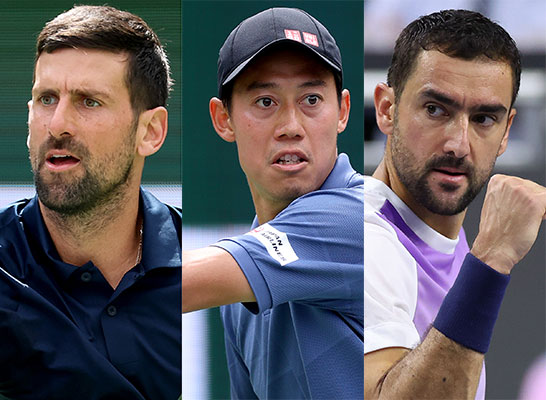 ノヴァーク、錦織圭、マリン・チリッチ