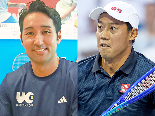 内山靖崇、錦織圭
